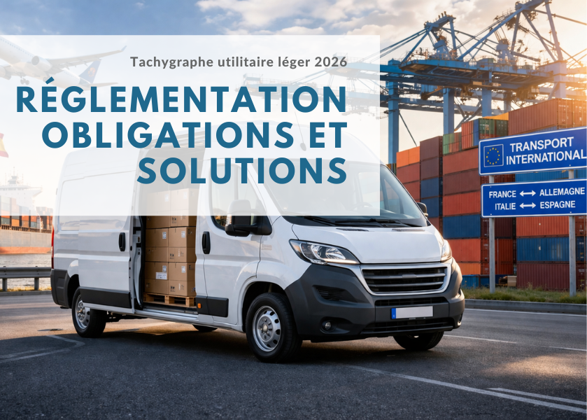 Tachygraphe obligatoire pour les utilitaires légers dès 2026 : ce qui va changer pour les transporteurs