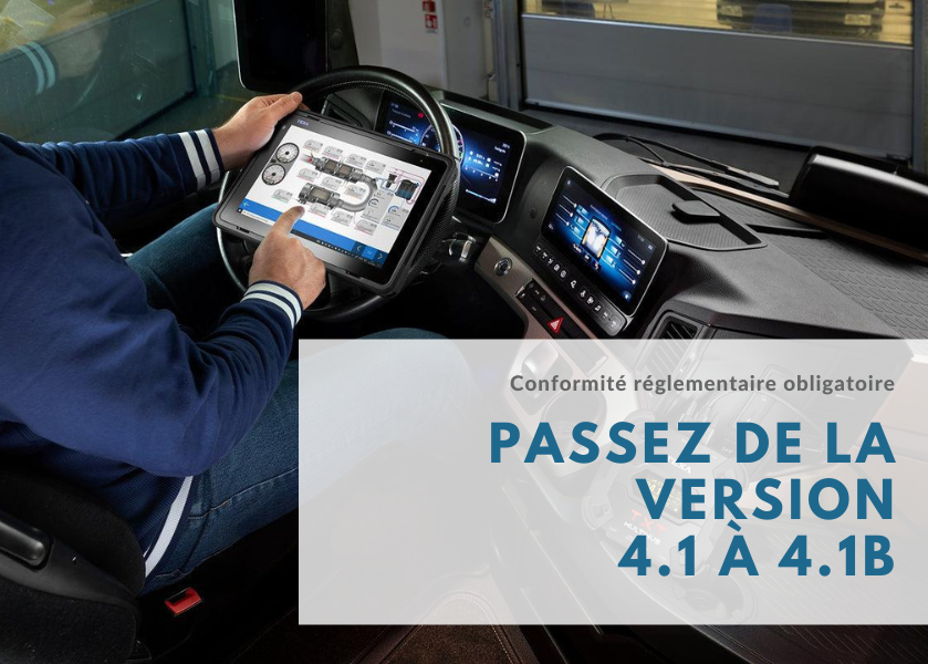 Mise à jour des tachygraphes VDO 4.1 vers 4.1b : une obligation depuis le 20 mai 2026